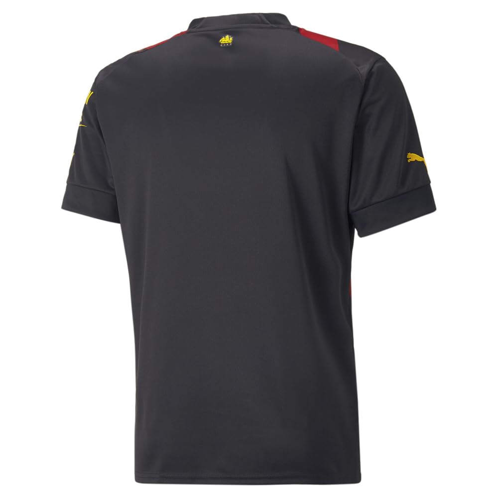 Amazon.com: PUMA mens Man City Away 22 / 23 Coat, Black/Red